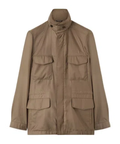 Loro Piana Traveller Field Jacket In Neutral
