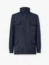 Loro Piana Traveller Field Jacket Nylon Jacket In Blue