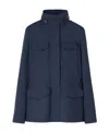 Loro Piana Traveller Lady Field Jacket In Blue