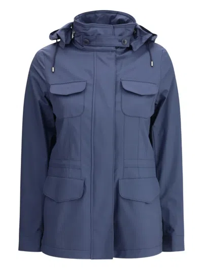 Loro Piana Traveller Mini Field Jacket In Blue