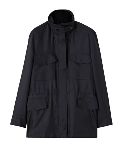 Loro Piana Traveller Mini Field Jacket In Blue