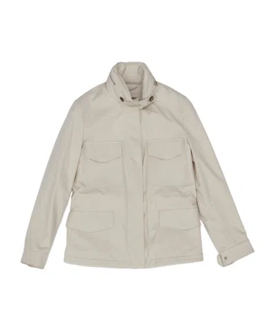 Loro Piana Traveller Mini Field Jacket In Gray