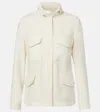 Loro Piana Traveller Mini Linen Crêpe Field Jacket In Neutral