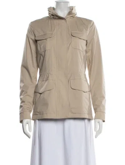 Pre-owned Loro Piana Traveller Nylon Utility Jacket In Neutrals