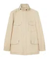 Loro Piana Windmate Storm System Travel Jacket In Nude