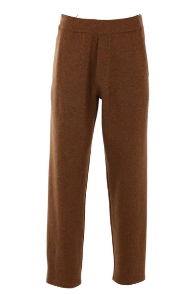Loro Piana Trousers In Brown