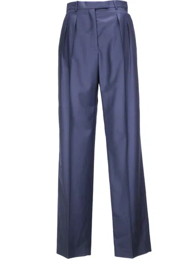 Loro Piana Trousers In Eclypse Blue