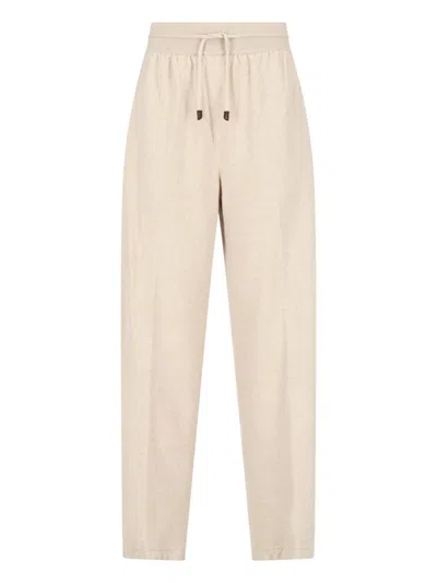 Loro Piana Hose "merano"  In Neutral