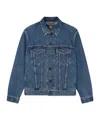 Loro Piana Tulus Denim Coat In Blue