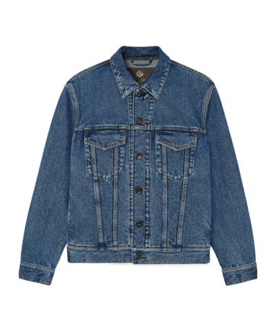 Loro Piana Tulus Denim Coat In Blue