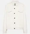 Loro Piana Tulus Button-down Denim Coat In White