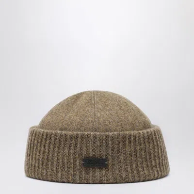 LORO PIANA LORO PIANA TUNDRA MÉLANGE BEANIE IN