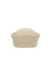 Loro Piana Elegant Simple Hat In Nude