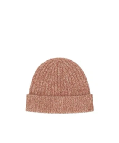 Loro Piana Turn-up Hem Knitted Beanie In Pink