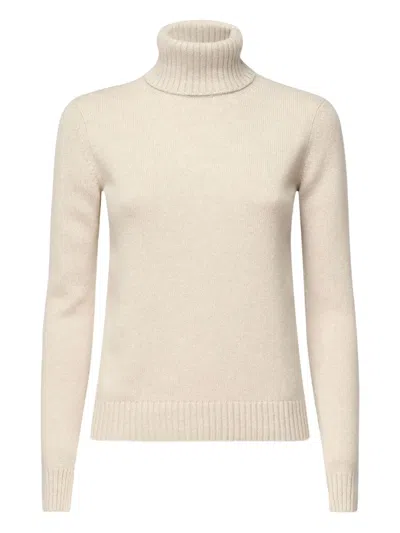 Loro Piana Turtleneck Cashmere Sweater In Neutral