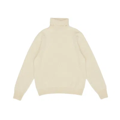Loro Piana Arona Cashmere Rollneck Sweater In White