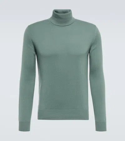 Loro Piana Turtleneck Sweater In Greyish