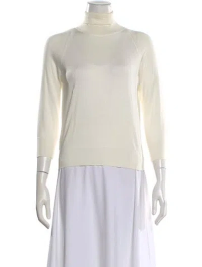 Pre-owned Loro Piana Turtleneck Sweater In Neutral