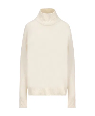 Loro Piana Turtleneck In White