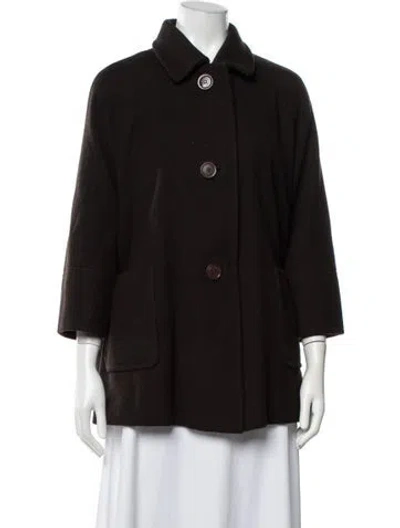 Pre-owned Loro Piana Tweed Pattern Jacket In Brown