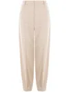 Loro Piana Tweed Straight-leg Trousers In Neutrals