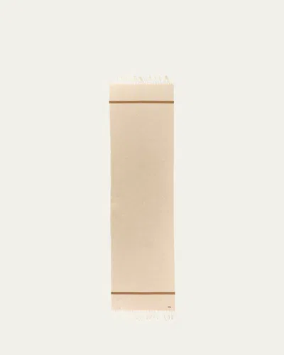 Loro Piana Twelve Baby Cashmere Scarf In Neutral