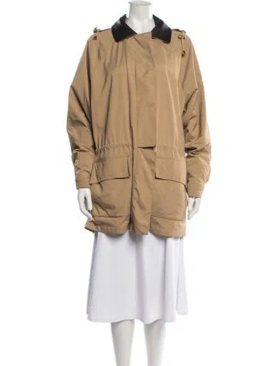 Pre-owned Loro Piana Twenty K Storm System Horsey Nylon Utility Jacket In Neutrals
