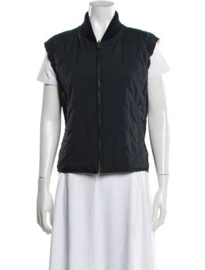 Pre-owned Loro Piana Twenty K Storm System Nylon Vest In Blue