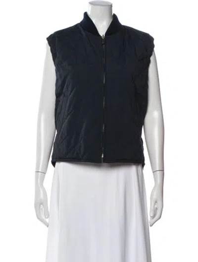 Pre-owned Loro Piana Twenty K Storm System Nylon Vest In Blue