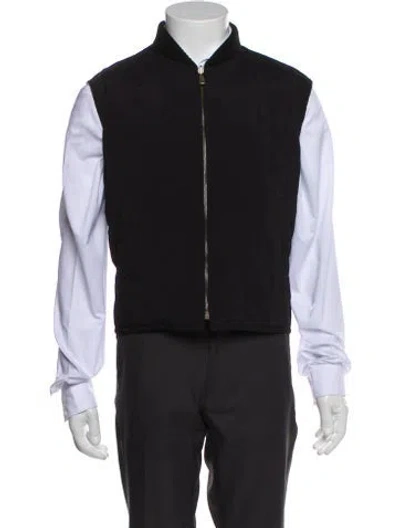 Pre-owned Loro Piana Twenty K Storm System Vest Nylon Puffer Vest In Black