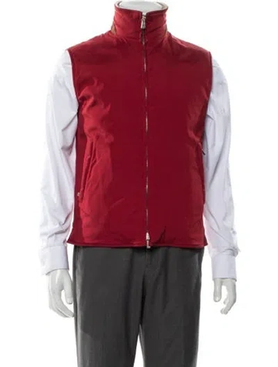 Pre-owned Loro Piana Twenty K Storm System Vest In Red