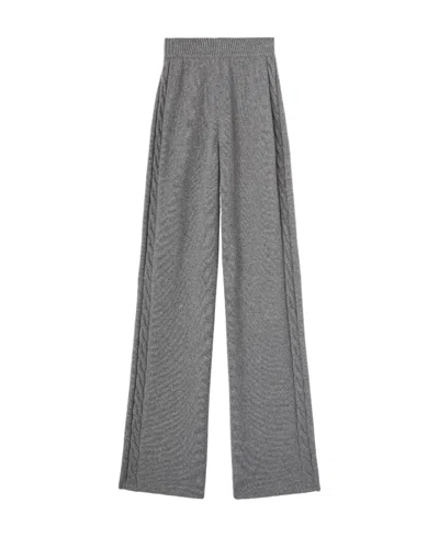 Loro Piana Twisted Cashmere Casual Trousers In Gray