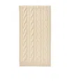 Loro Piana Twisted Knitted Scarf In Nude