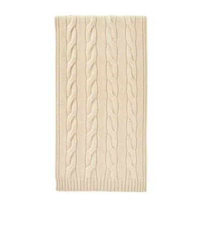 Loro Piana Twisted Knitted Scarf In Nude