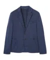 Loro Piana Two-button Patch-pocket Jacket In Blue