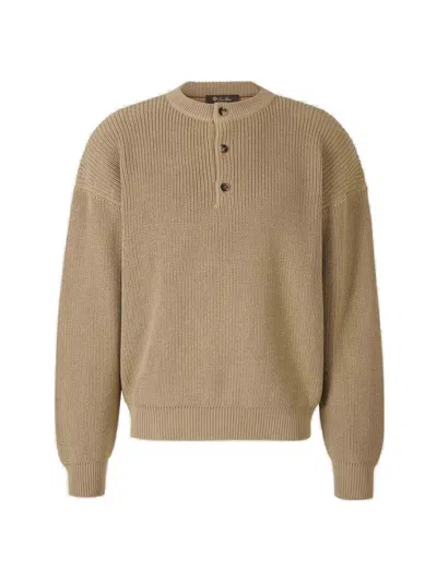 Loro Piana Umi Knitted Jumper In Round Neck