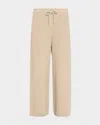 Loro Piana Valduggia Drawstring Cashmere Gg 5 Pants In Garden Sand