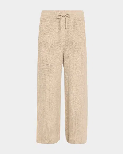 Loro Piana Valduggia Drawstring Cashmere Gg 5 Pants In Garden Sand