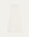 Loro Piana Valerio Linen Straight-leg Sunny Trousers In White