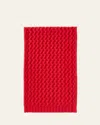 Loro Piana Valle Baby Cashmere Scarf In Candy Apple Red