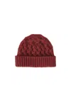 Loro Piana Valle Cable Knit Cashmere Beanie In Weathering Steel Melange