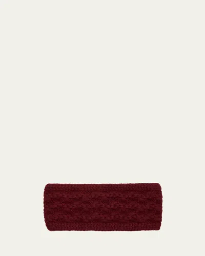 Loro Piana Valle Cashmere Headband In Weathering Steel Melange