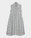 Loro Piana Veneziano Silk Long Vest In Gray