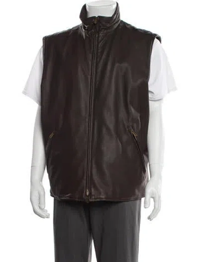 Pre-owned Loro Piana Vest In Brown