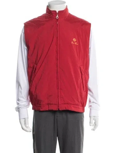 Pre-owned Loro Piana Vest In Red