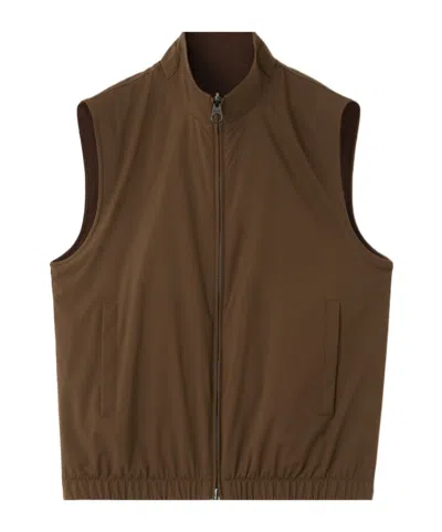 Loro Piana Vest In Sequoia