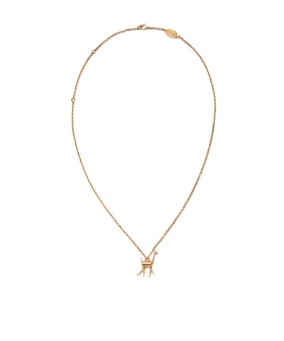 Loro Piana Vicuna Necklace In Gold