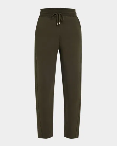 LORO PIANA VIERA LUXURY CASHMERE FLEECE DRAWSTRING PANTS