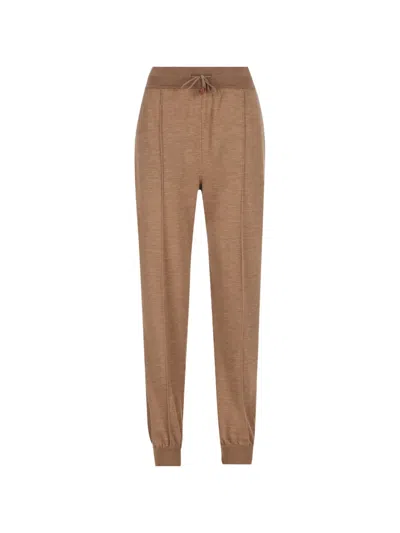Loro Piana Viggiona Drawstring Track Pants In Brown