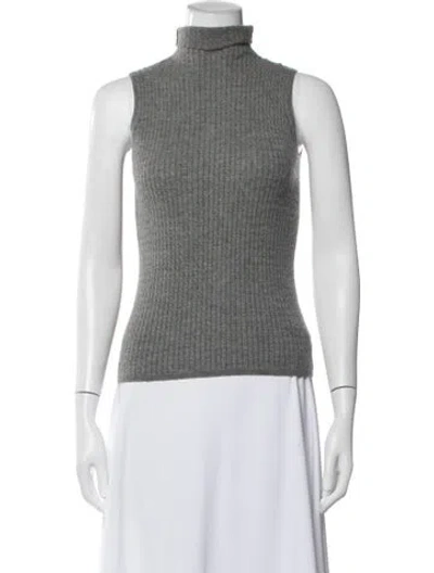 Pre-owned Loro Piana Vintage Cashmere Top In Gray